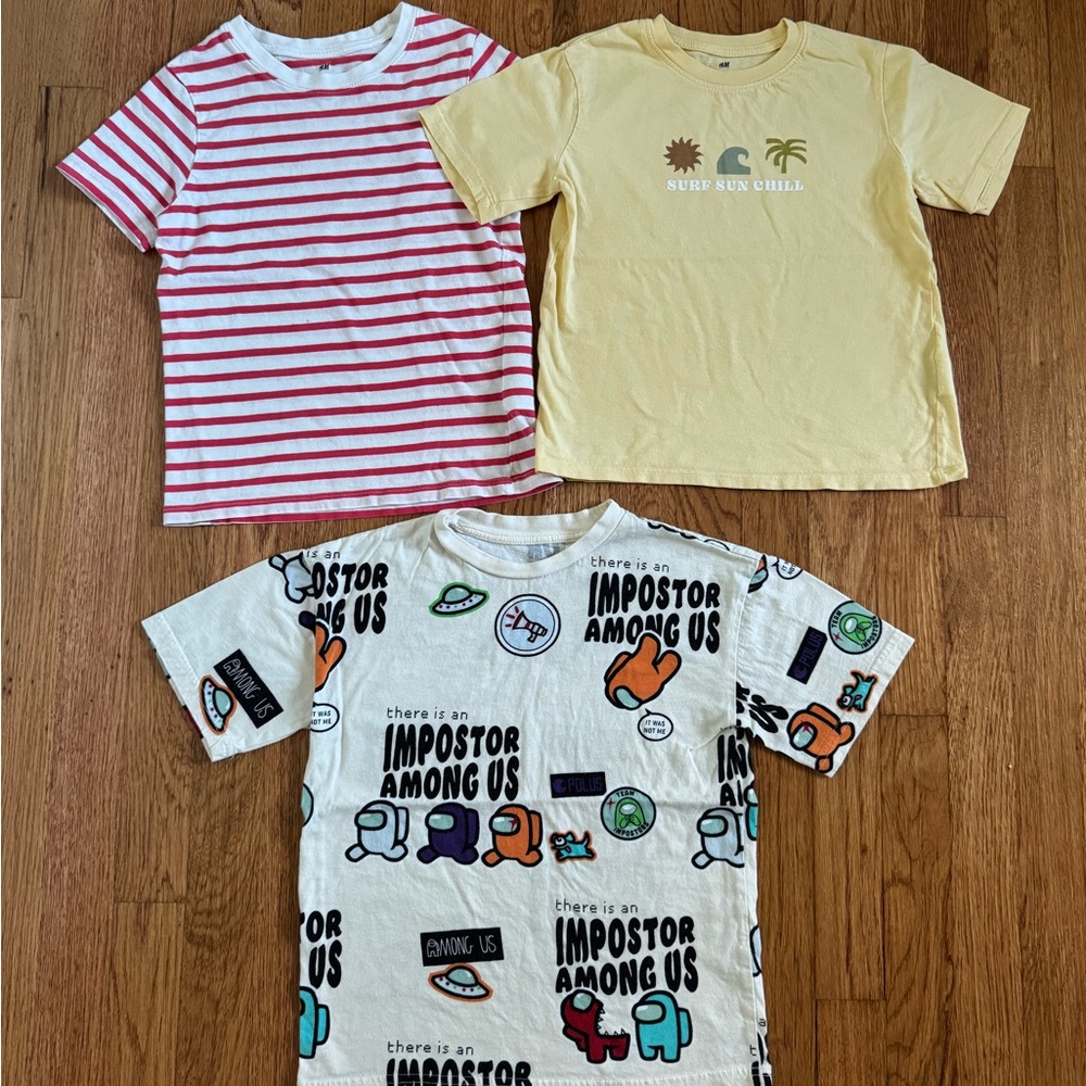 Boys bundle of 3 shirts
